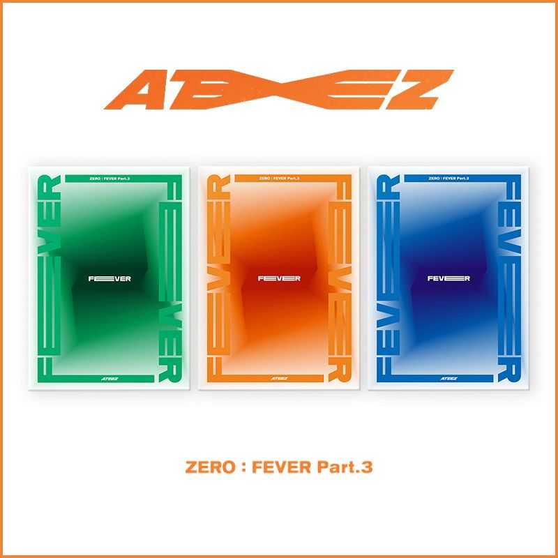 Ateez - 7th Mini Album Zero : Fever Part.3 ( ไม่มีโปสเตอร์ )
