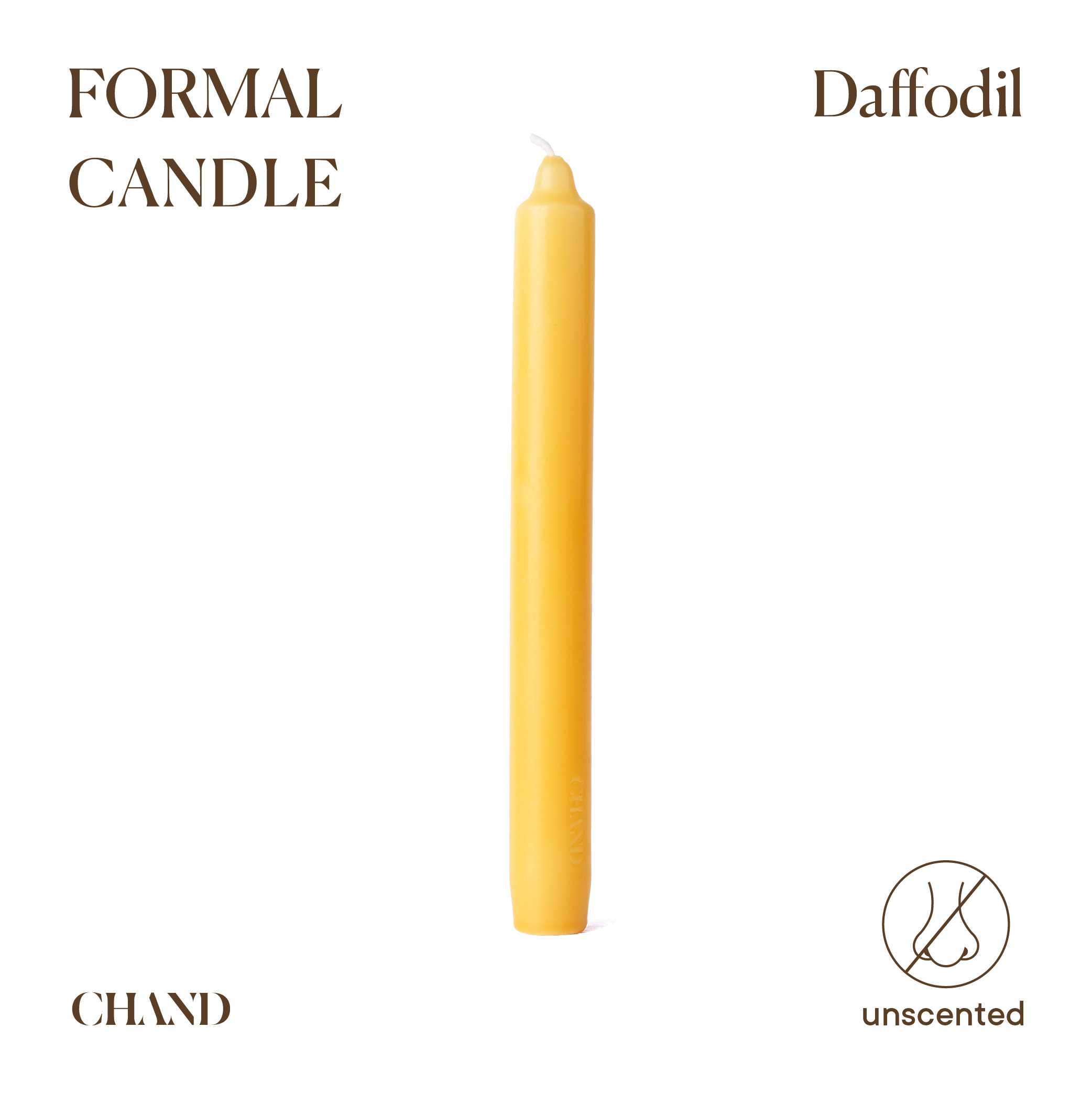 Daffodil Formal Candle