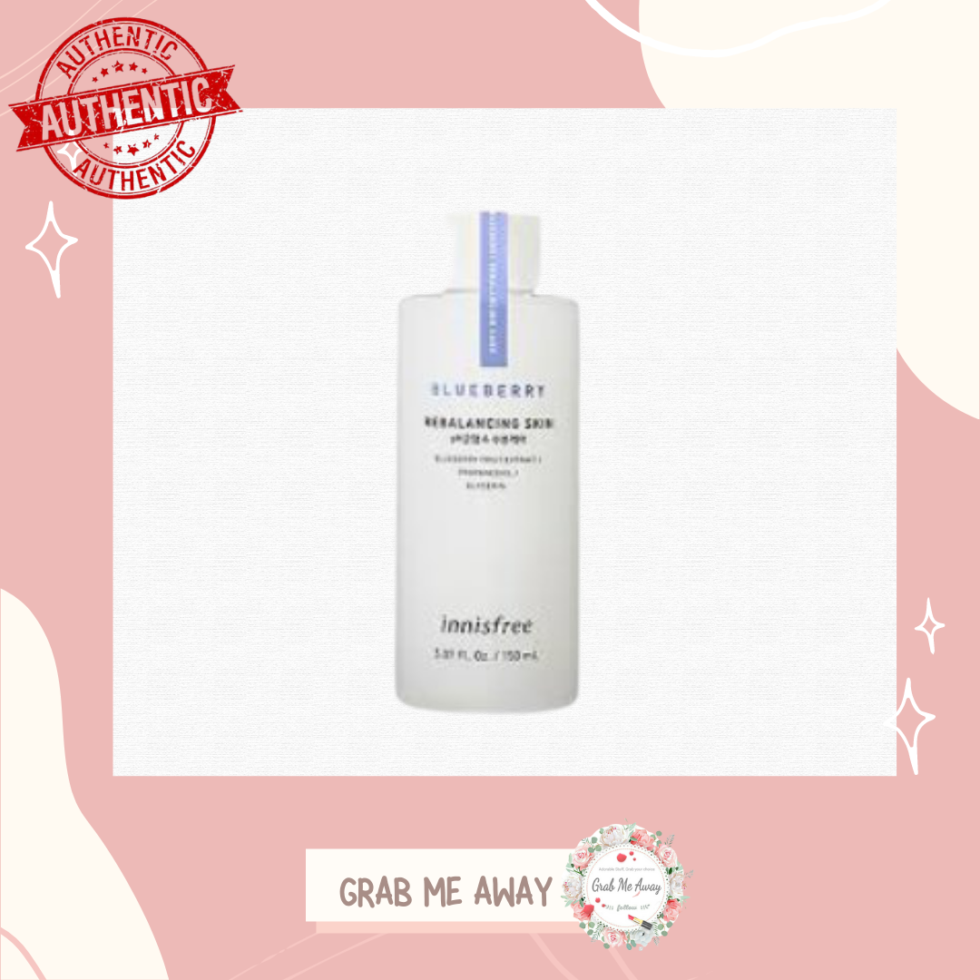 ของแท้ ‼️Innisfree Blueberry Rebalancing skin 150ml.