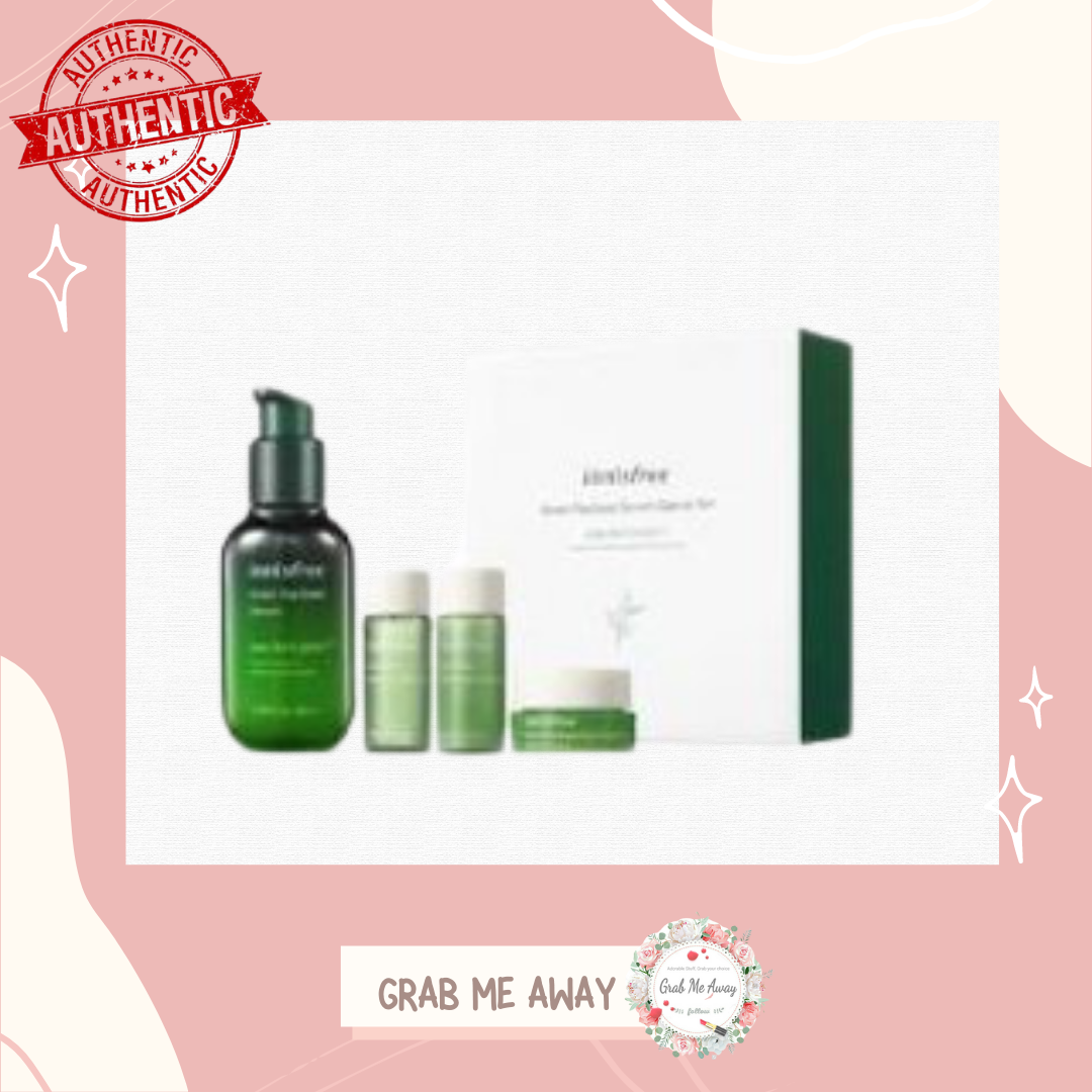 พร้อมส่ง 💛 Innisfree Green Tea Seed Serum Set NEW 2021เซรั่มชาเขียวสูตรใหม่
