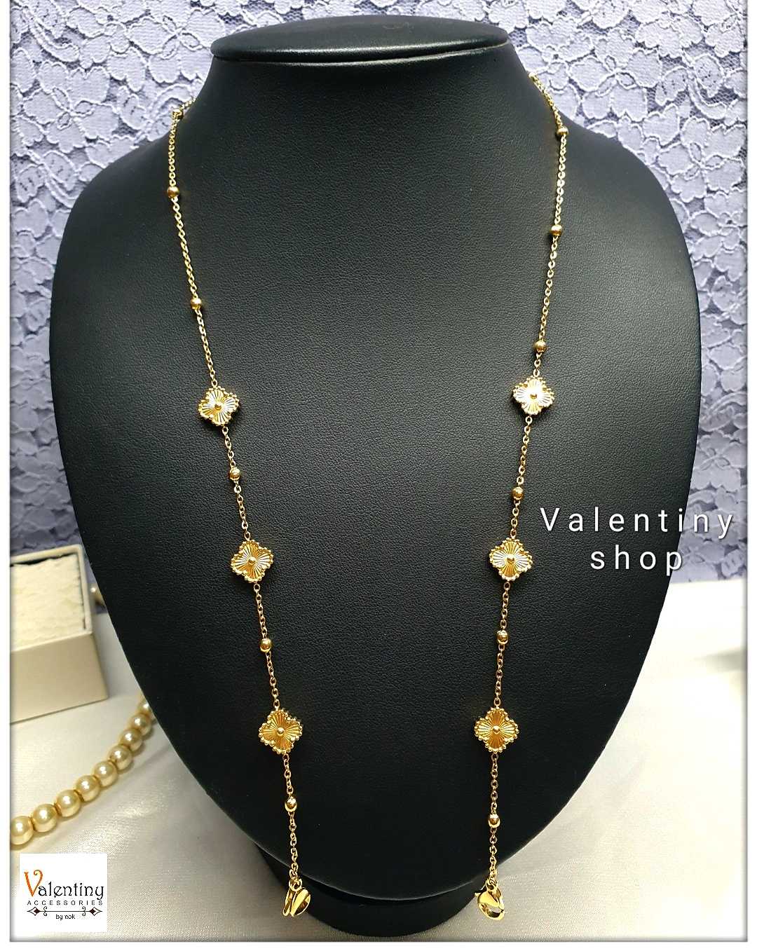 สายคล้องแมส Van Cleef  ( Stainless steel )