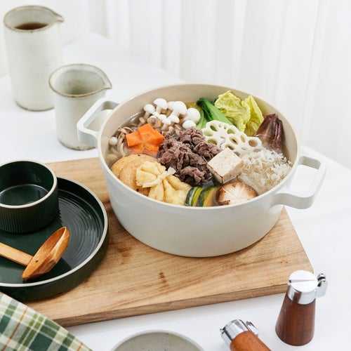 FIKA : หม้อหูเตี้ย 22 cm + ฝา - [Pot 22 cm + glass lid]