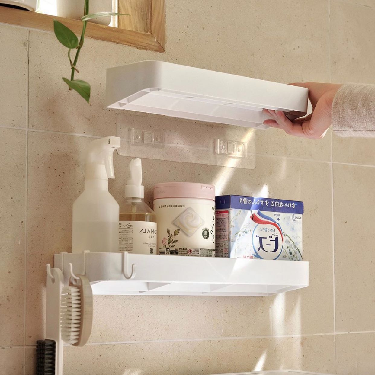 Bathroom shelf : ชั้นวางของติดผนังห้องน้ำ