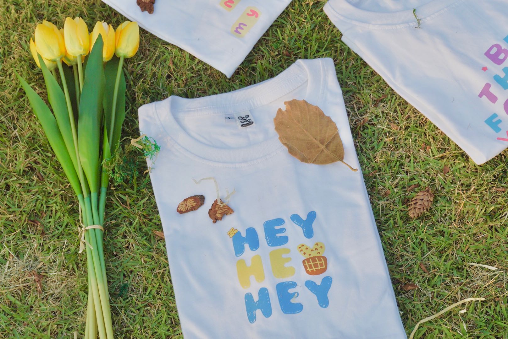เสื้อยืด “Life Quote” [Hey Hey Hey with Cactus]