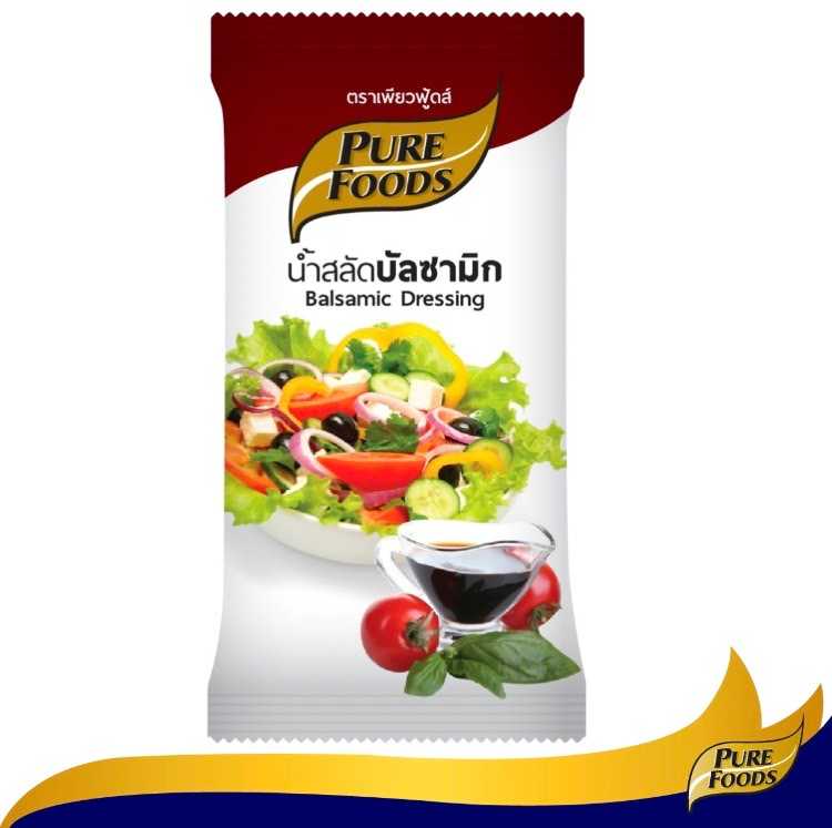 น้ำสลัดบัลซามิค 50 กรัม ตรา เพียวฟู้ดส์