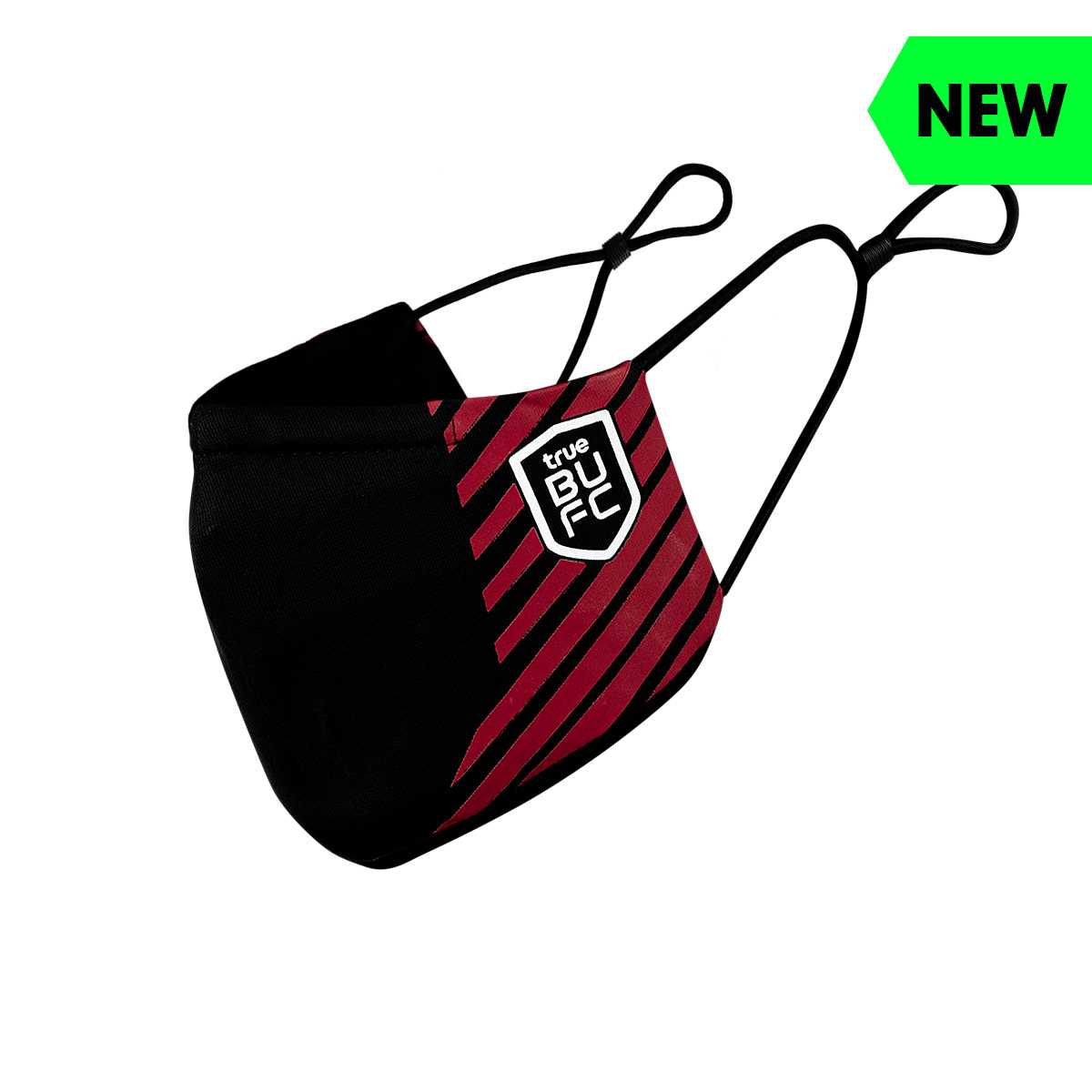 ARI TRUE BANGKOK UNITED 2021/22 FACE MASK - FREE SIZE - BLACK/RED