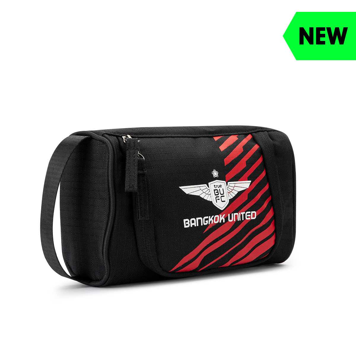 ARI TRUE BANGKOK UNITED 2021/22 TOILETRY BAG - FREE SIZE - BLACK/RED/WHITE