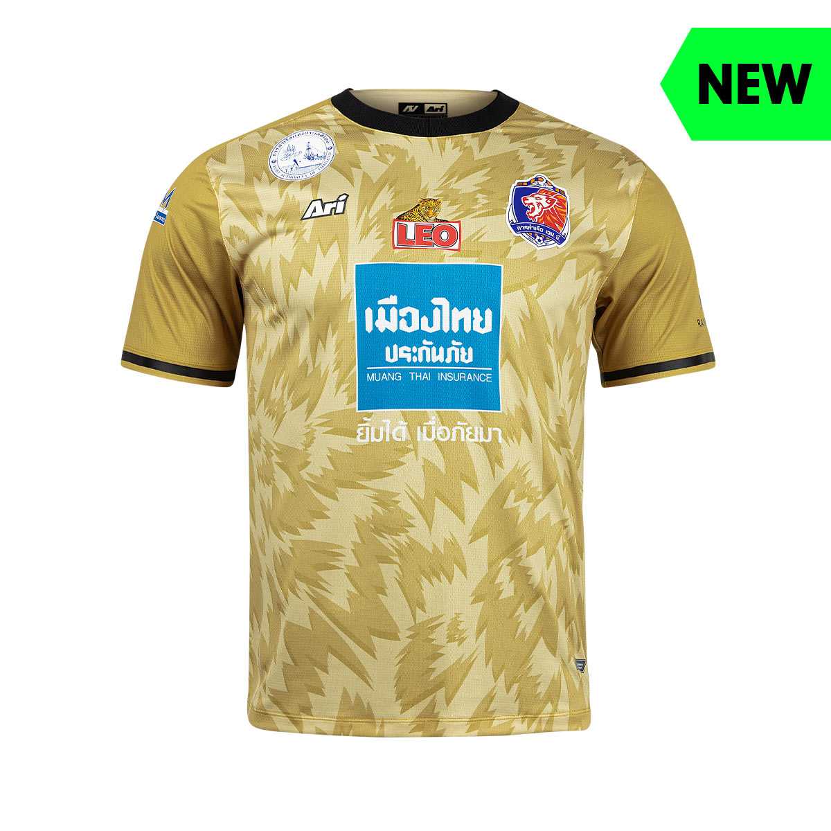 ARI PORT FC 2021/22 AWAY PLAYER JERSEY - GOLD/BLACK