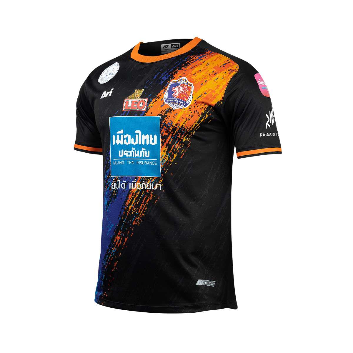 ARI PORT FC 2021/22 THIRD PLAYER JERSEY - BLACK/ORANGE/BLUE