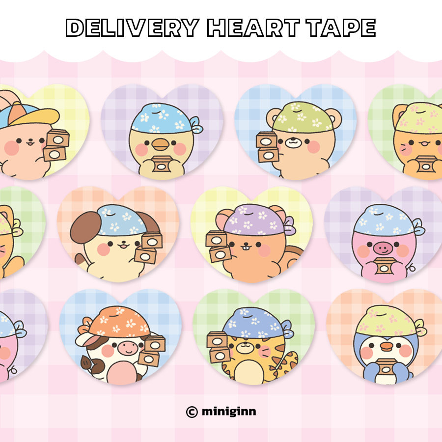 Delivery heart tape