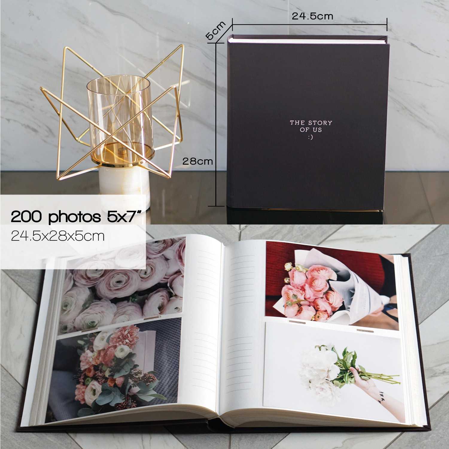 อัลบั้ม 200 รูป (5x7 นิ้ว) แบบพร้อมส่ง (มี 4 ลาย เลือกลายที่แอดมินได้เลยนะคะ)