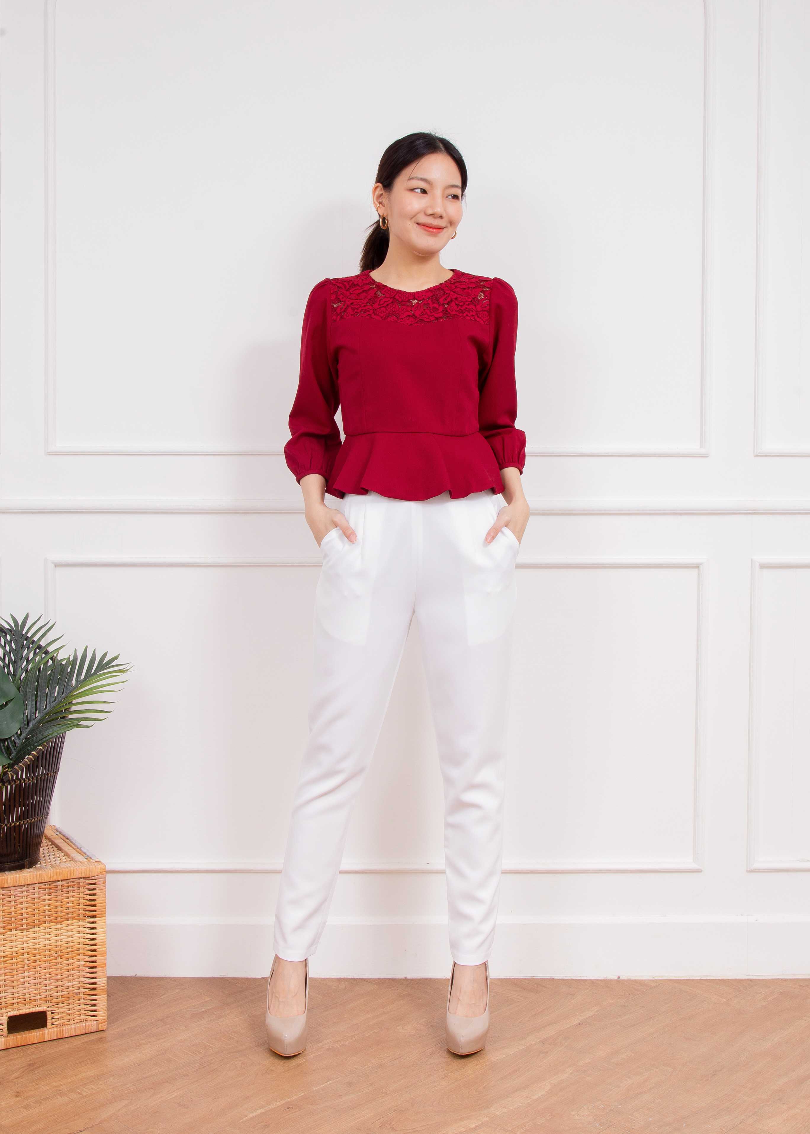 Anne Clothing เสื้อเดซี่ผ้าลาย (จำนวนจำกัด)
