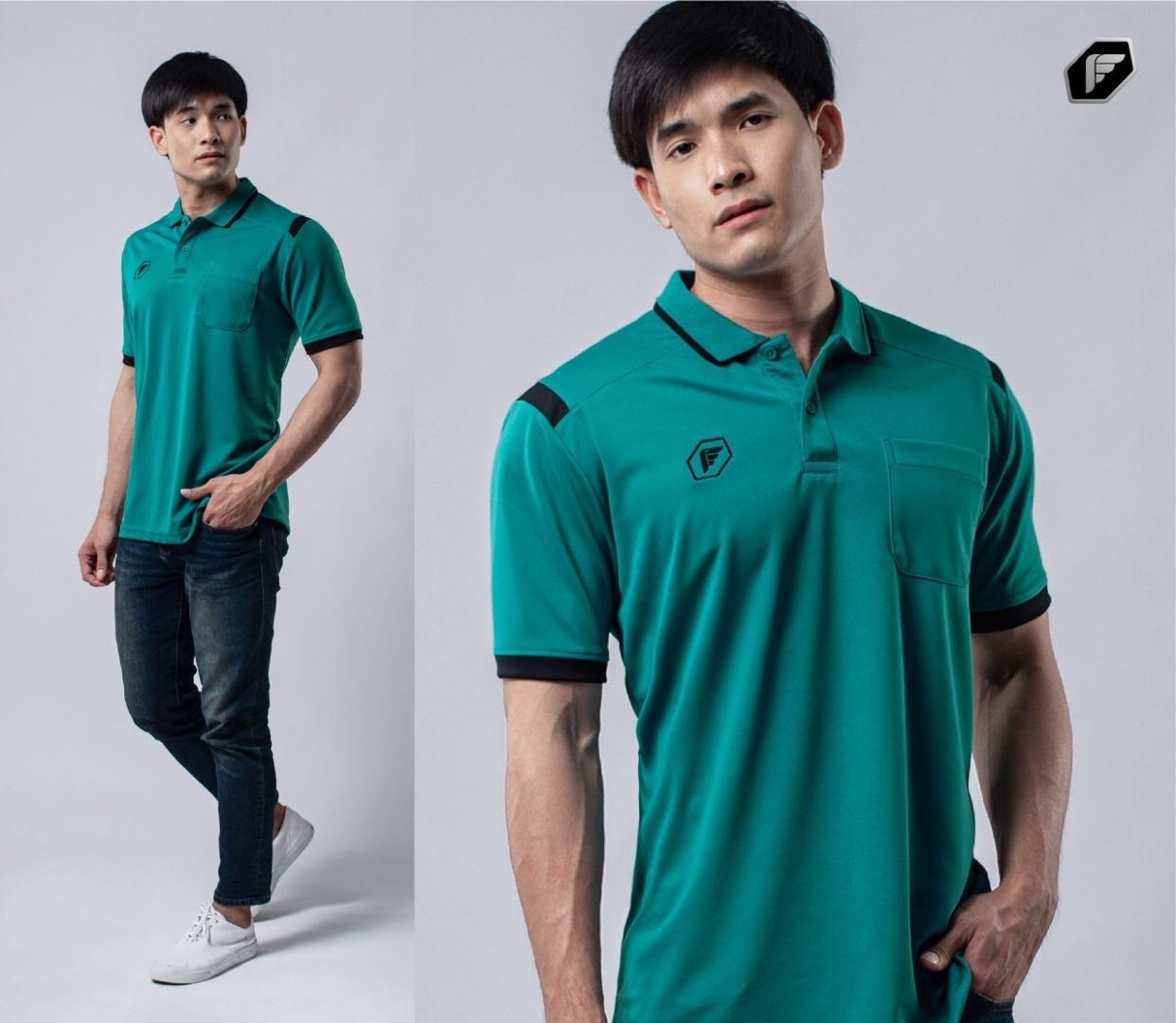 เสื้อโปโลเบสิค พีแกน (ชาย) 16-20051 ราคา 195-235 บาท รุ่นใหม่ เนื้อผ้าดีเหมือนเดิม