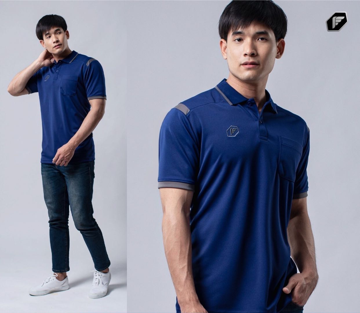 เสื้อโปโลเบสิค พีแกน (ชาย) 16-20051 ราคา 195-235 บาท รุ่นใหม่ เนื้อผ้าดีเหมือนเดิม