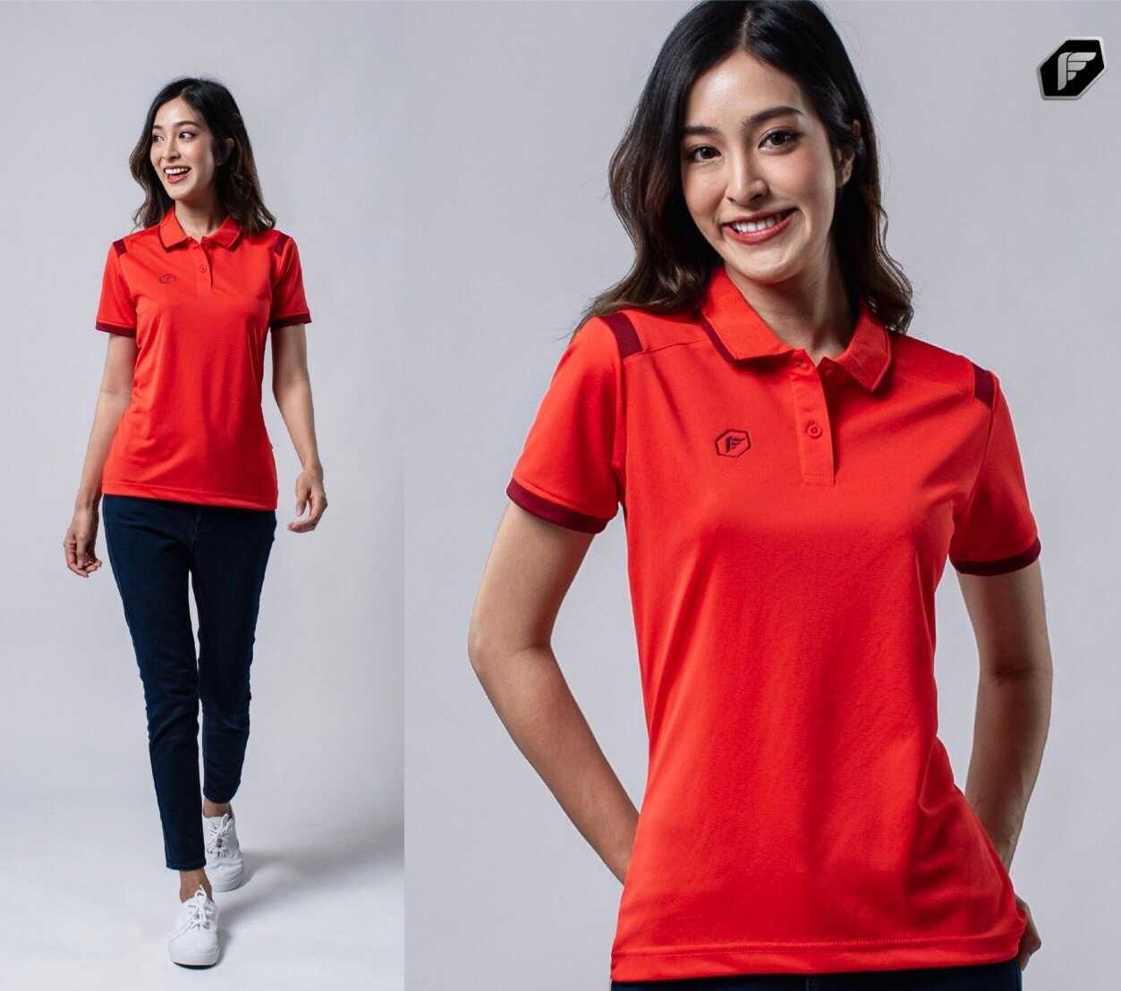 เสื้อโปโลเบสิค พีแกน (หญิง) 16-20052 ราคา 195 บาท   สั่งเผื่อรอบอกจริง 2 นิ้ว