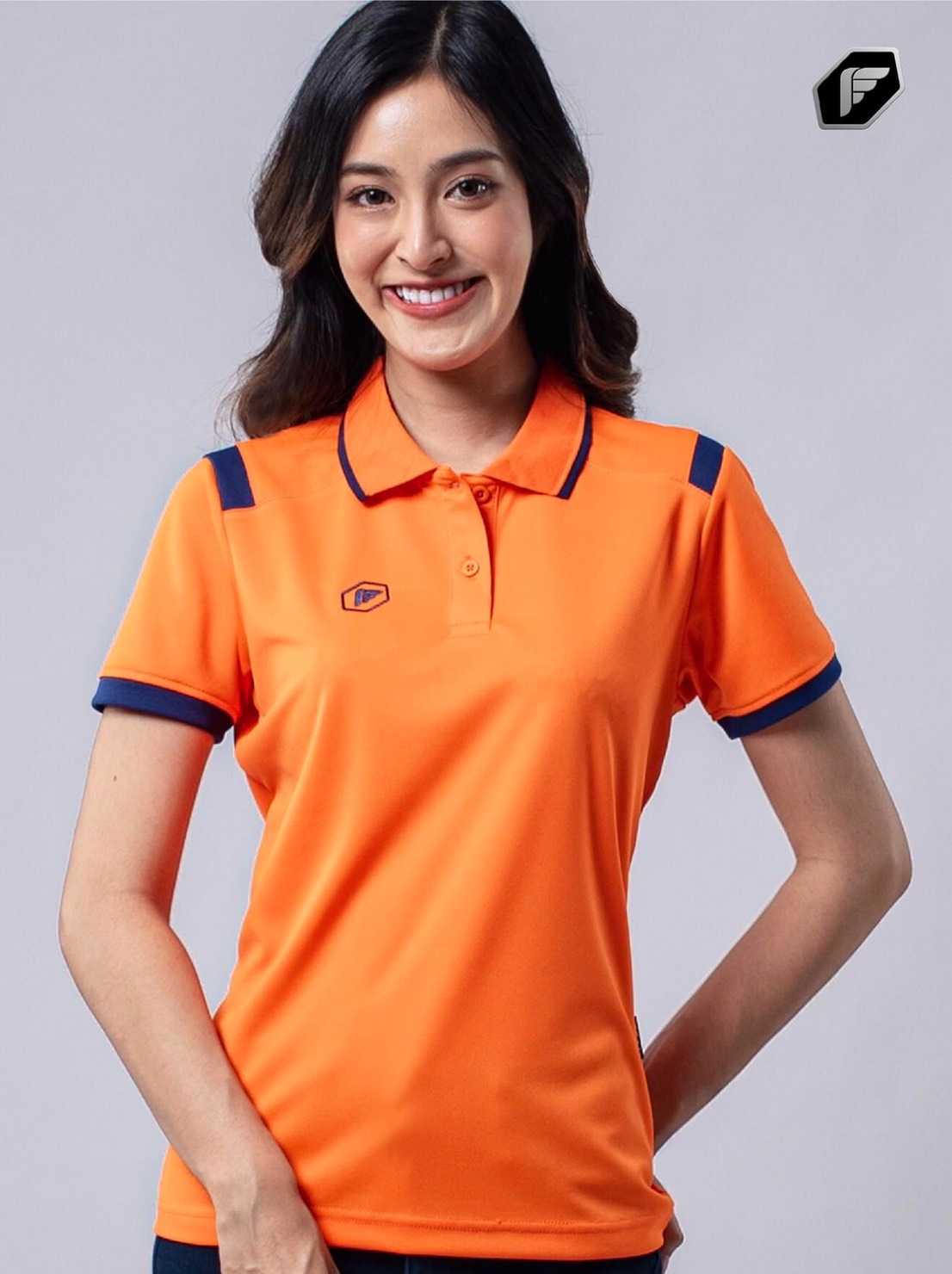 เสื้อโปโลเบสิค พีแกน (หญิง) 16-20052 ราคา 195 บาท   สั่งเผื่อรอบอกจริง 2 นิ้ว