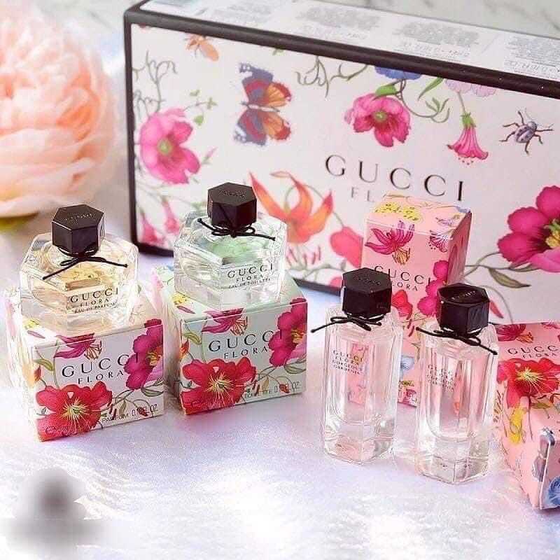Gucci flora mini set cheap