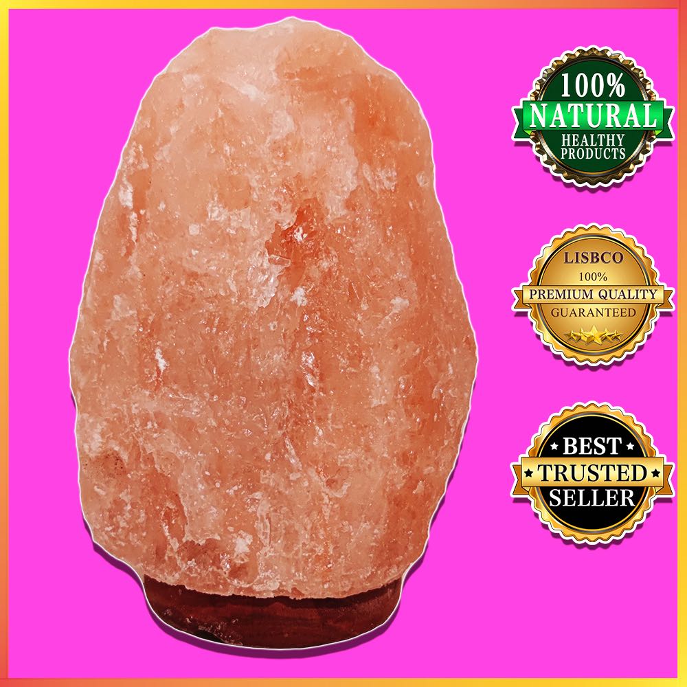 โคมไฟเกลือหิมาลายัน เกลือชมพู หิมาลัย ขนาด 2-3 kg ทรงธรรมชาติ Himalayan Salt Lamp Natural Shape