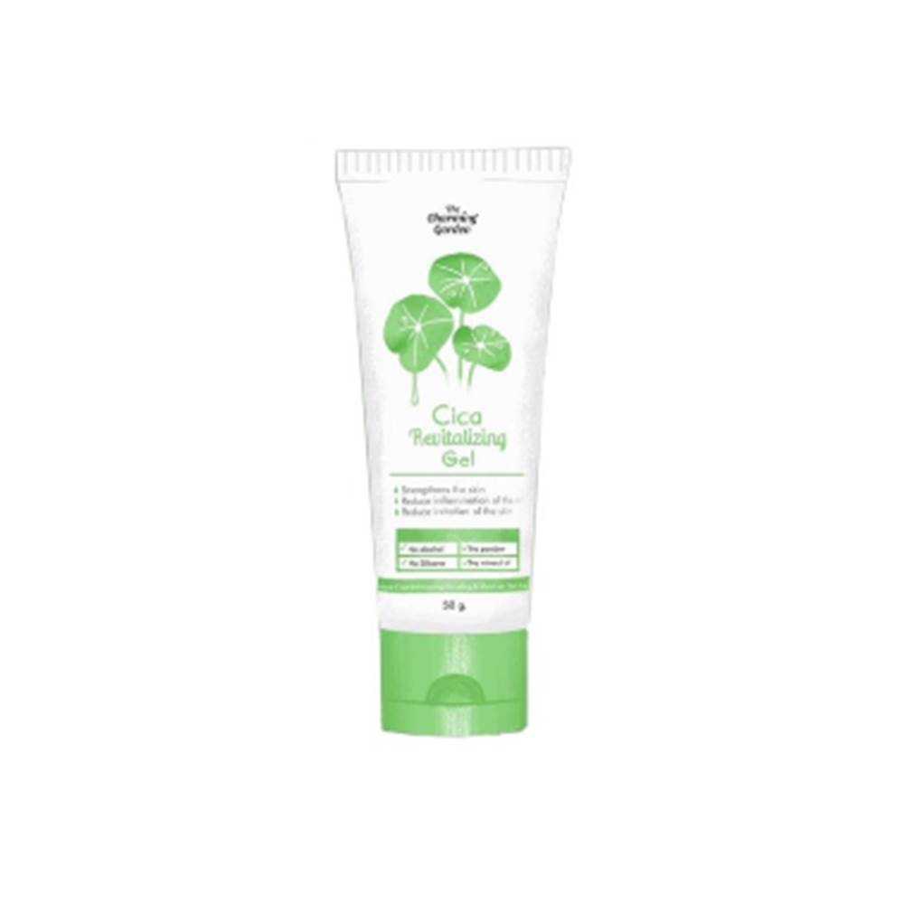 Cica Revitalizing Gel เจลกู้ผิวใบบัวบก 50 g. The charming garden