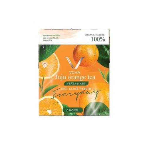 Vcha วีชา ชาส้ม 🍊 คุมหิว อิ่มนาน 10 ซอง (ราคา 1 กล่อง)