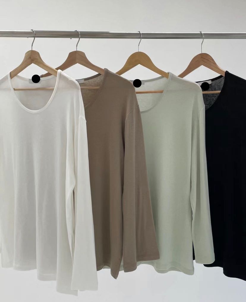 (พร้อมส่ง) soft long tee