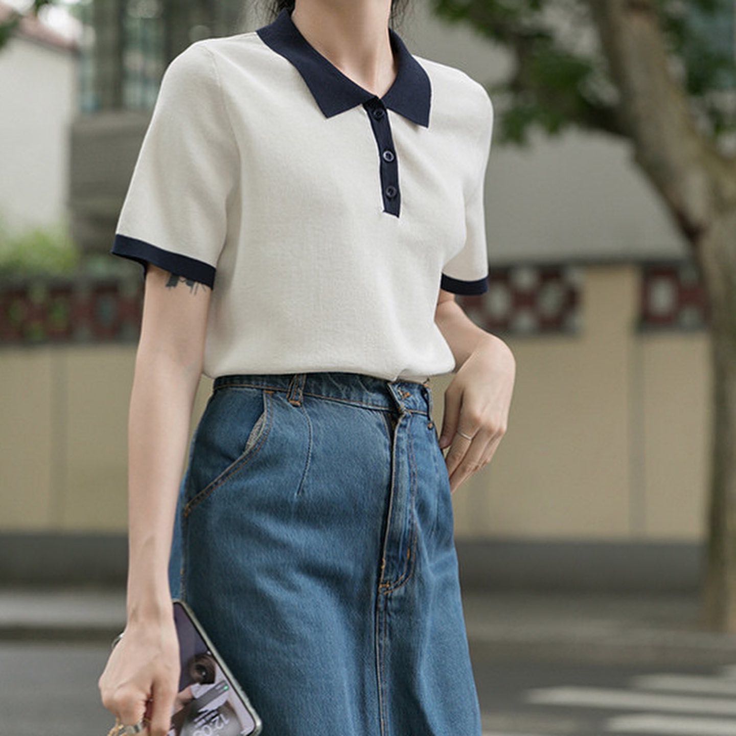 Liya polo tee [pre order]