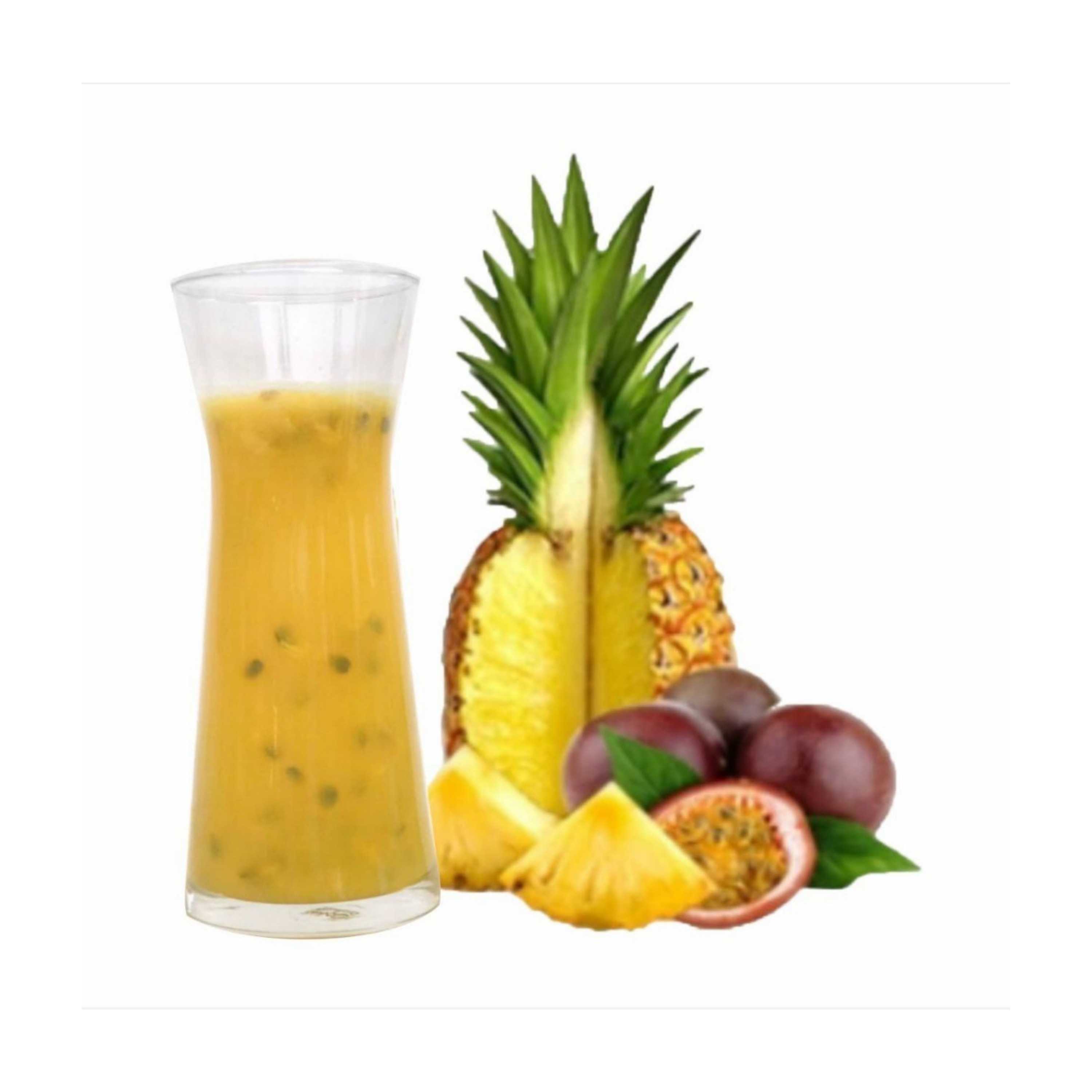 น้ำผลไม้สกัดเย็น 100 % สับปะรด+เสาวรส  Pineapple + passion Fruit​