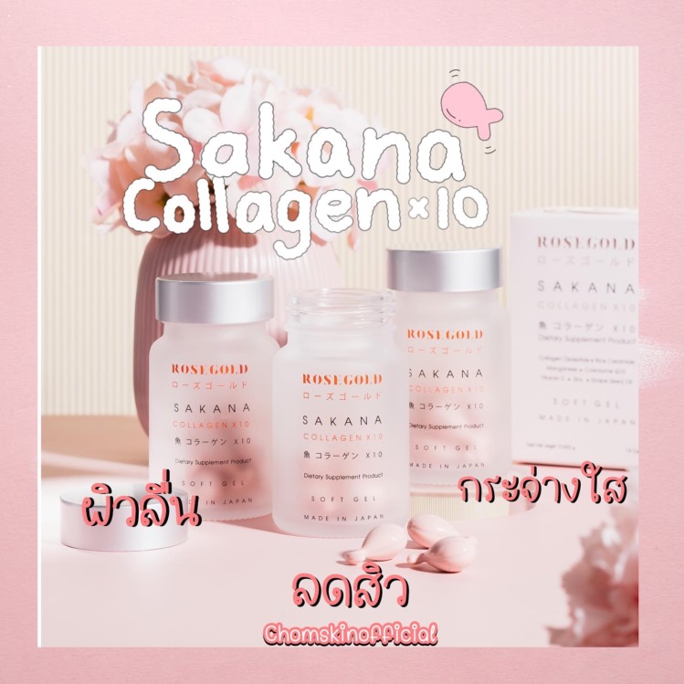 Sakana Collagen x 10 (3กระปุก)