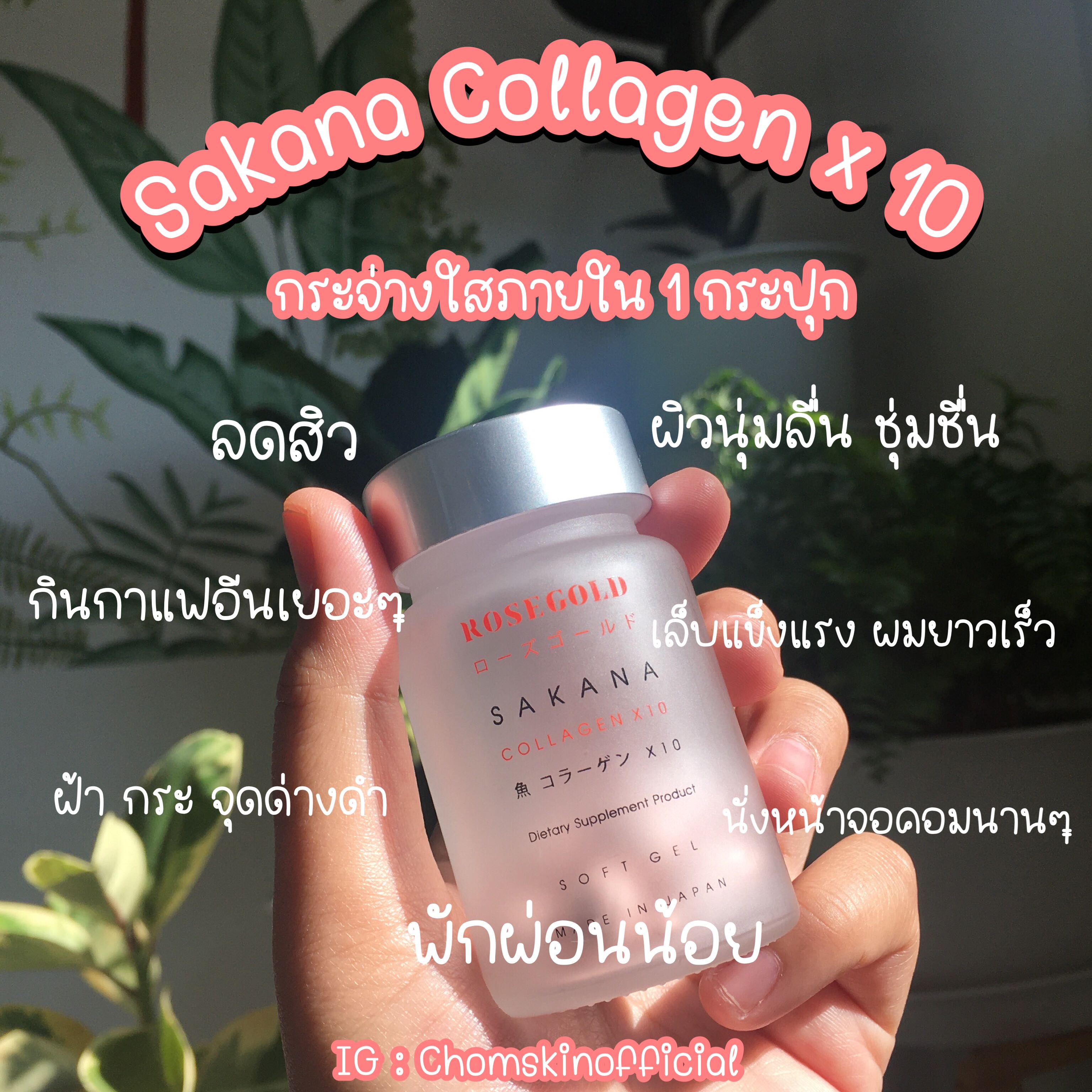 Sakana Collagen x 10 (10 กระปุก)