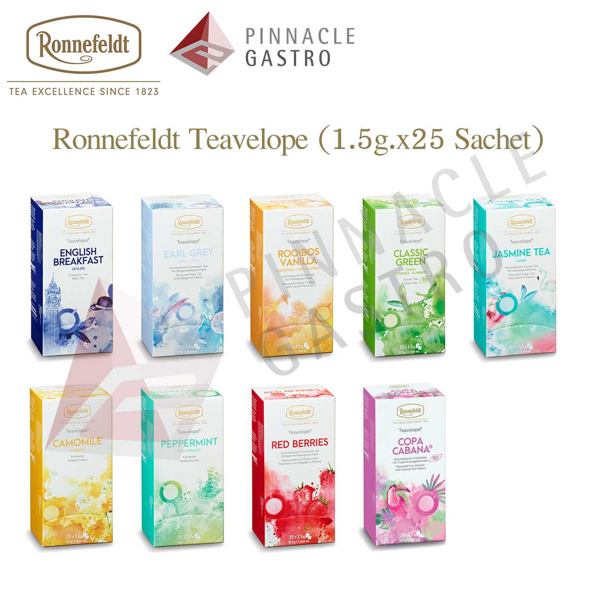 ชาซอง รอนเนอเฟลด์ Ronnefeldt Teavelope 1 กล่อง บรรจุ 25 ซอง