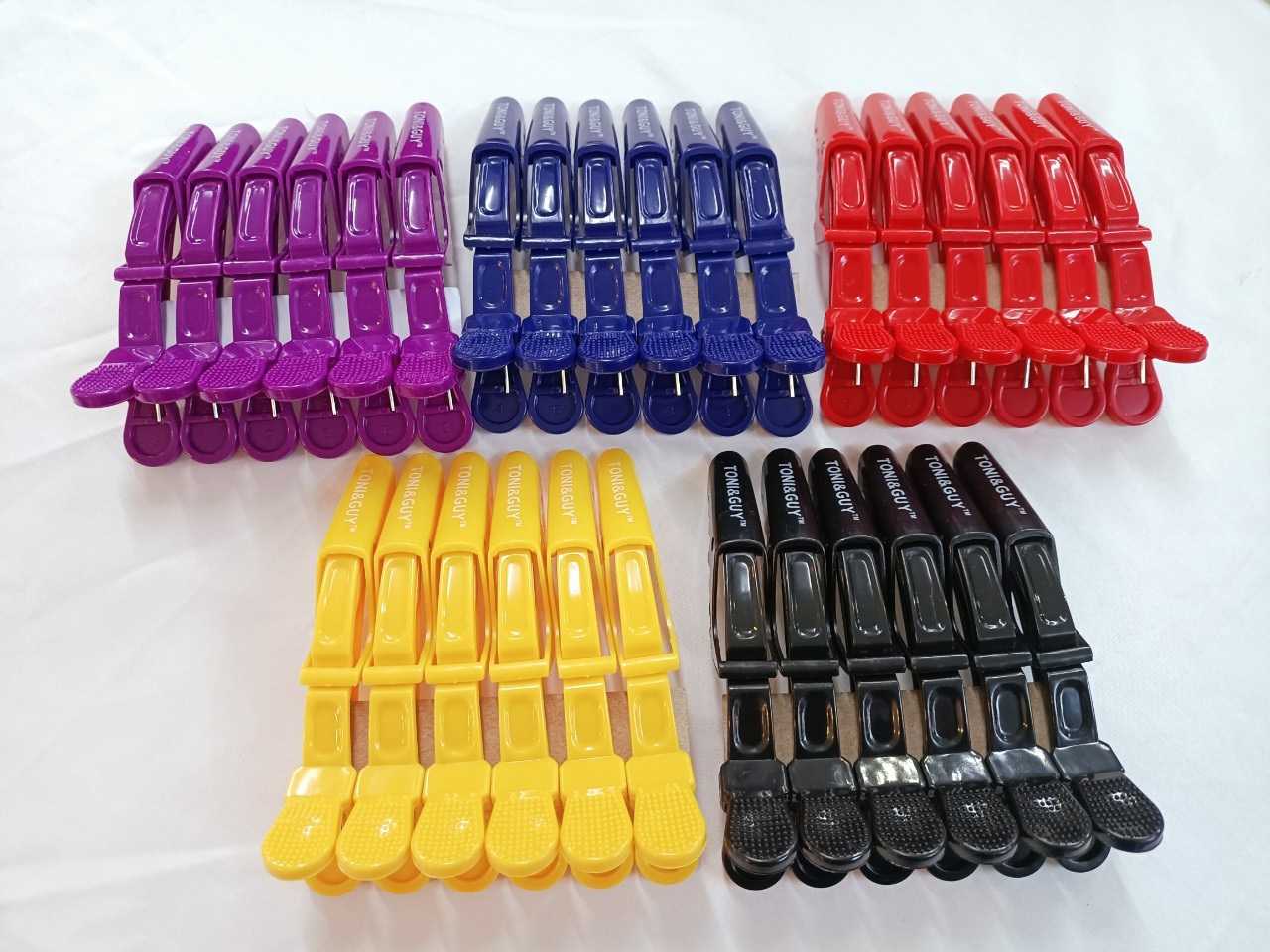 กิ๊ฟ ปากเป็ดฟันปลา-คละสี6ชิ้น
