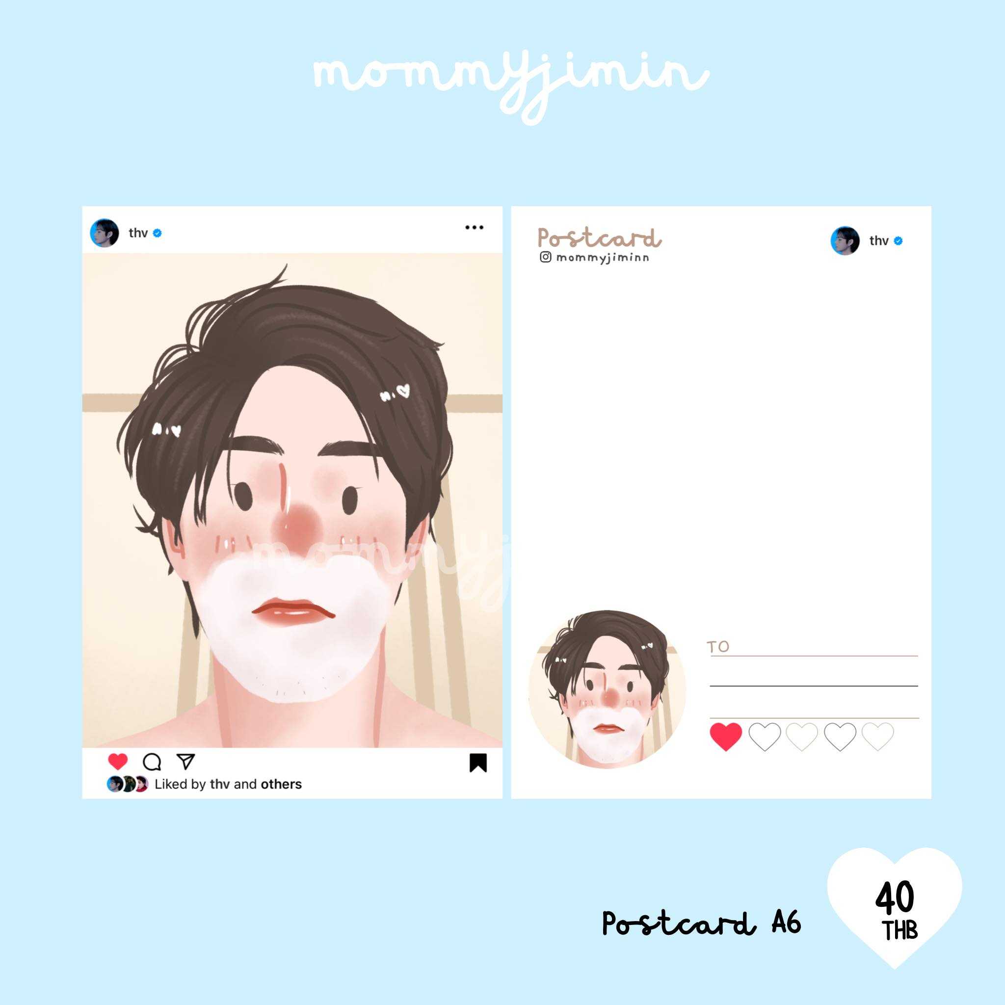Postcard BTS IG thv by mommyjiminn