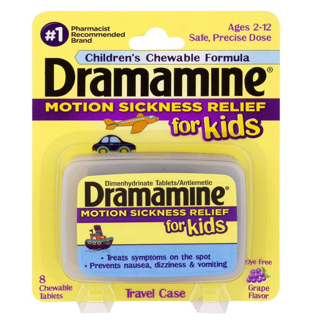 Dramamine Motion Sickness for kids ป้องกันอาการเมารถ เมาเรือ