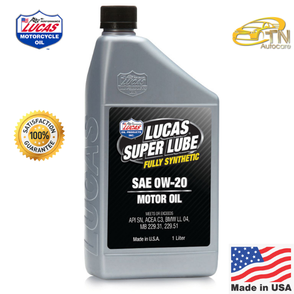 Lucas Super Lube Fully Synthetic 0W-20 ปริมาณ 1000 ml.