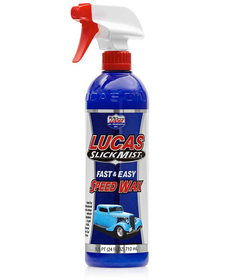 Lucas Slick Mist Fast & Easy Speed wax ปริมาณ 710 ml.