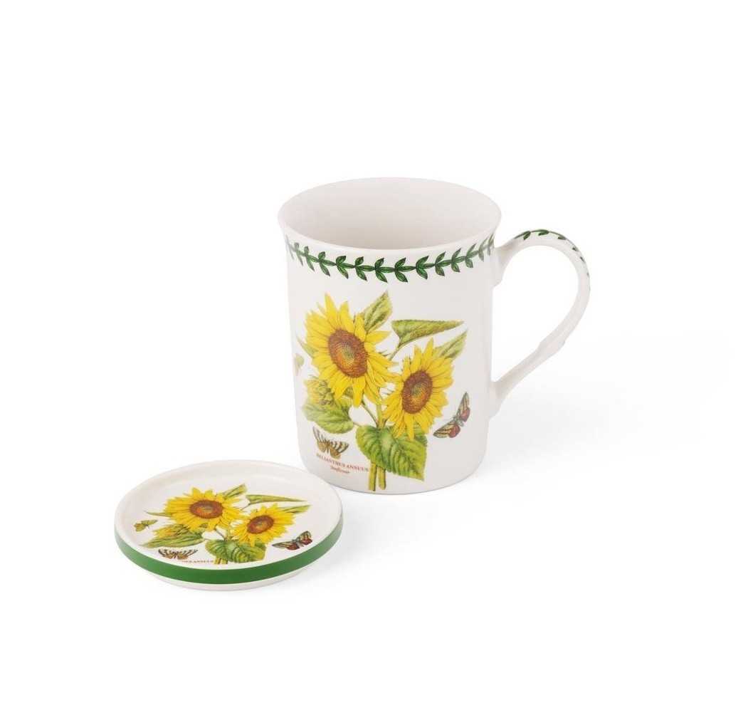 (Pre-order)Botanic Garden Mug Sunflower // แก้วมัคดอกทานตะวันพร้อมฝาปิด