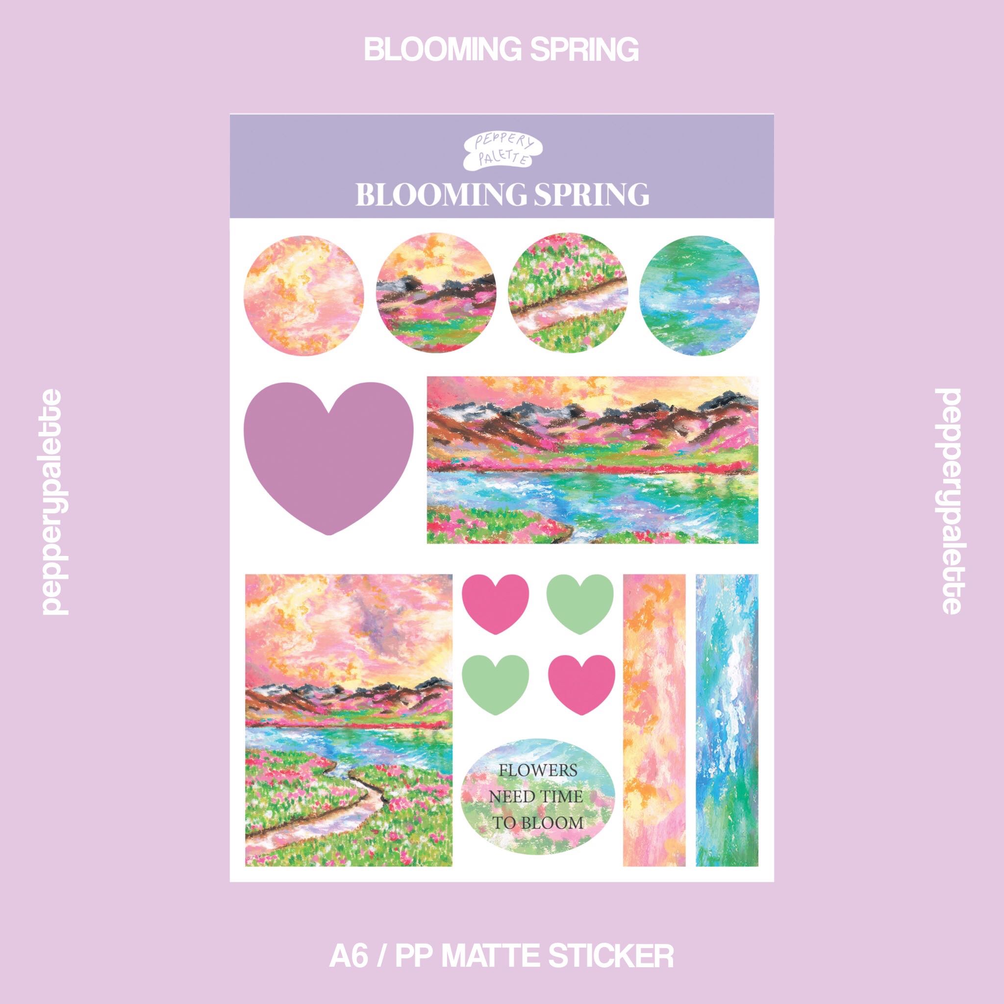 blooming spring — sticker