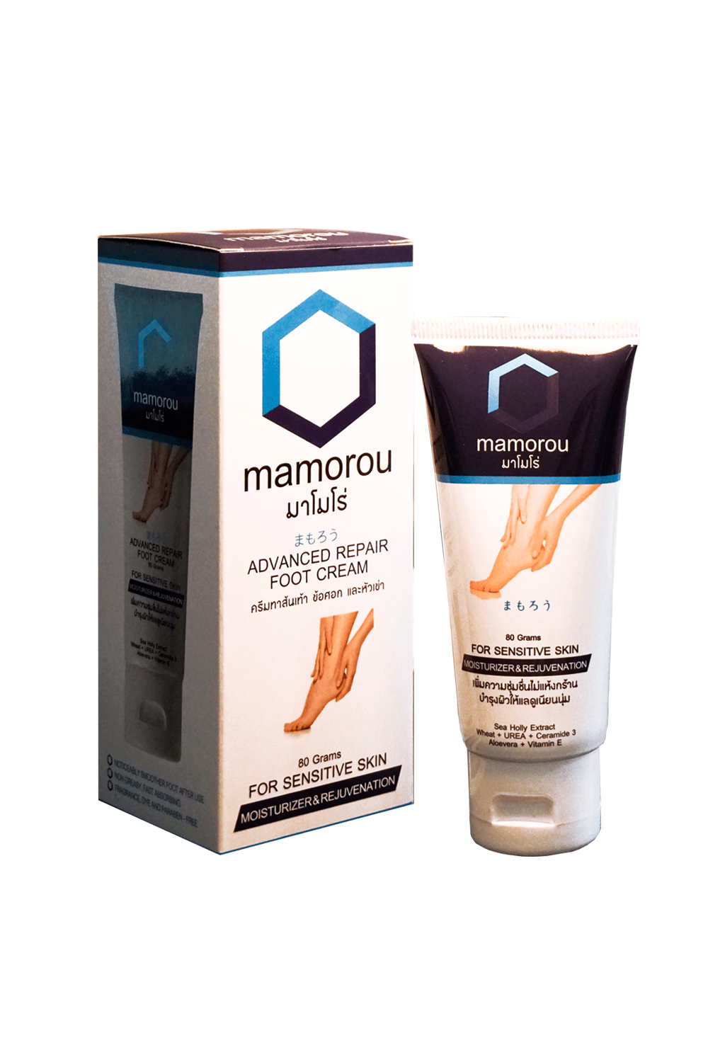 FOOTCARE Advanced Repair Foot Cream / Mamorou ครีมปกป้องเท้ามาโมโร่ สำหรับทาเท้า ทาศอก และ ทาเข่า
