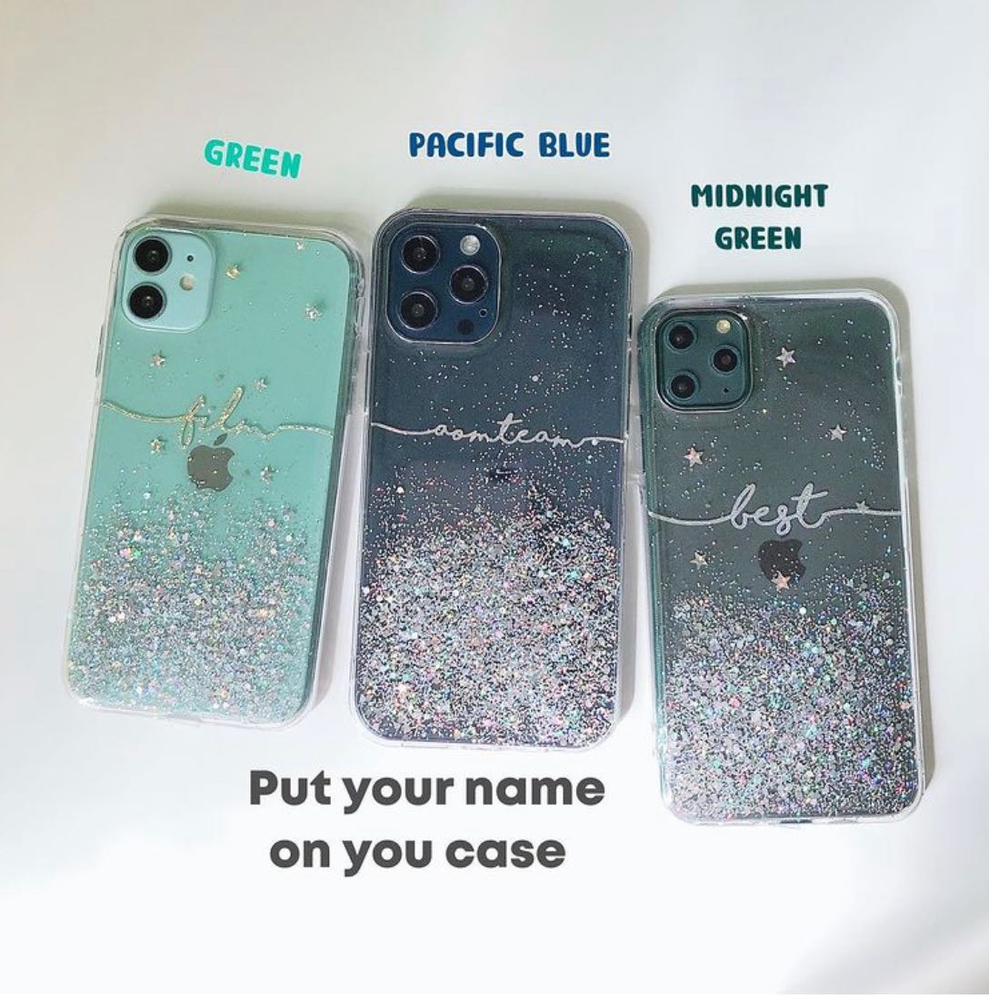 Sbb Gradient Gliter Alphabet case