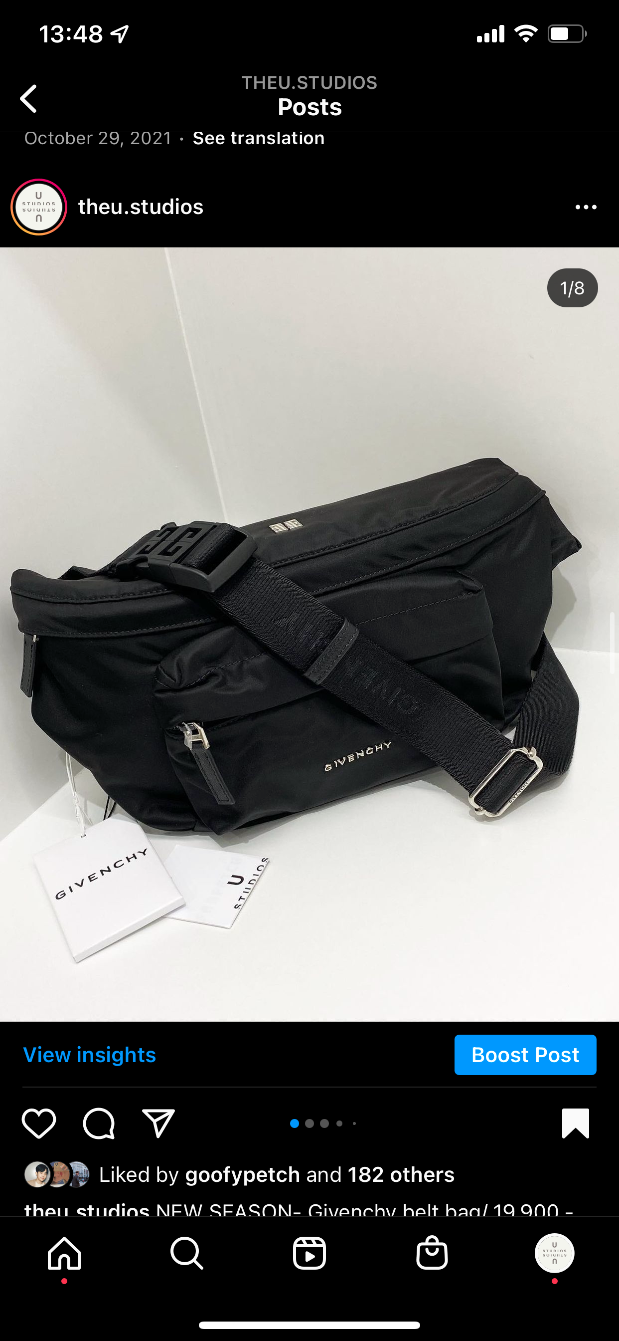 Givenchy belt bag