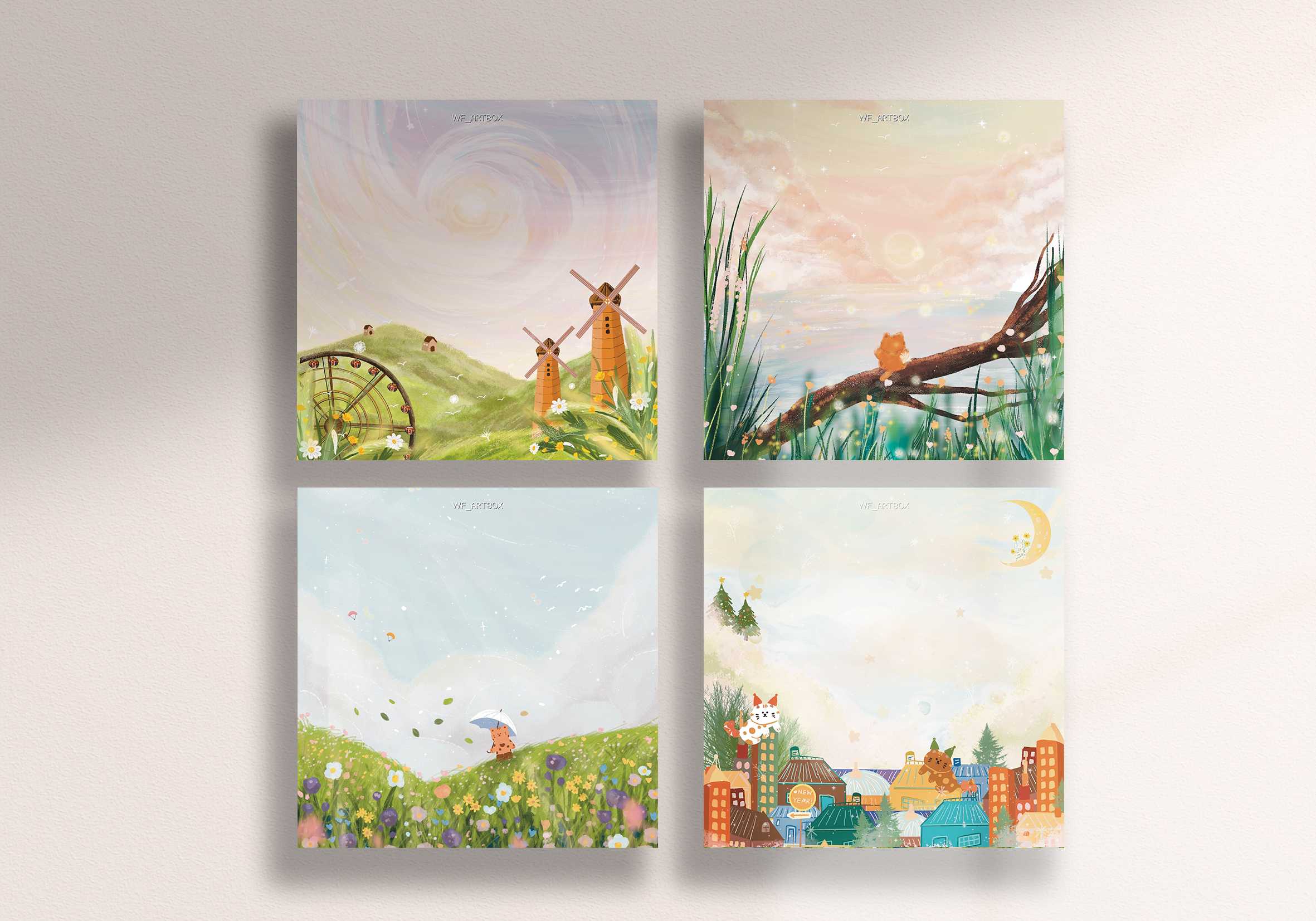 Notepad set [Fantastic world]