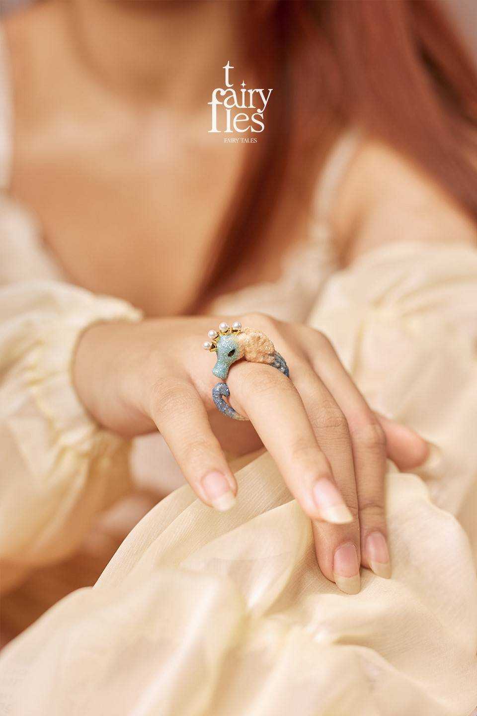 Little Mermaid: Seahorse Ring /แหวนม้าน้ำ เมอเมด