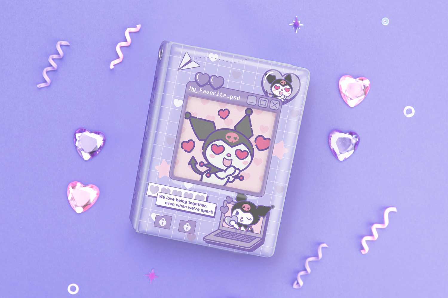 Retro Collect Book Photo Card Album - Kuromi