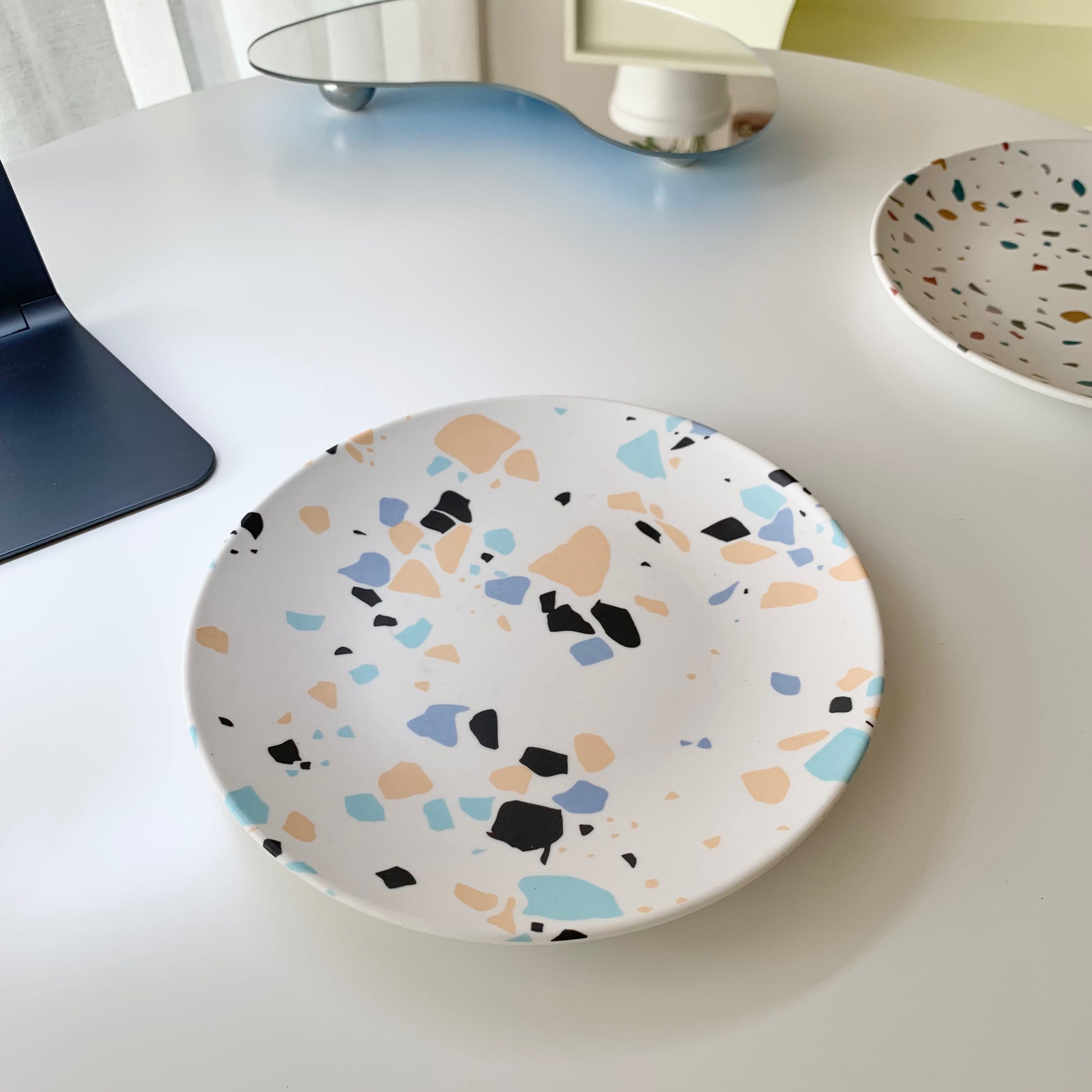 [พร้อมส่ง] Bamboo Fiber Plate จานเยื่อไผ่