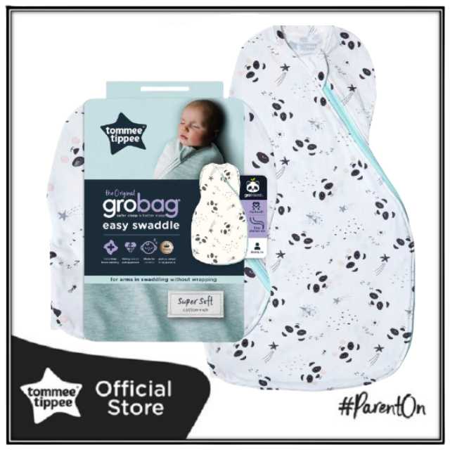 TommeeTippee GRO Bag Easy Swaddle 0-3m+ Panda🐼