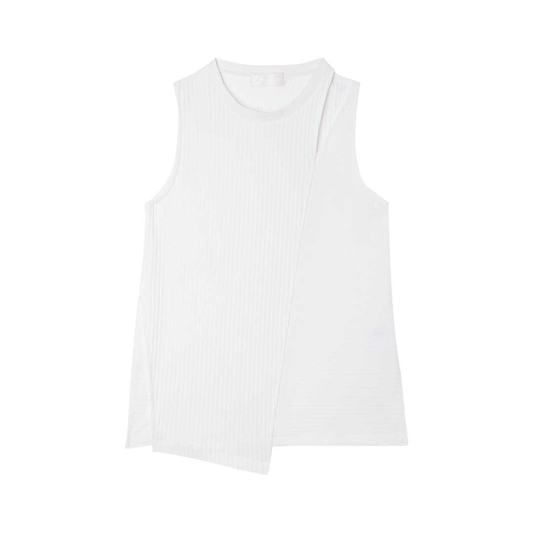 Cutout Sleeveless Ribbed Top