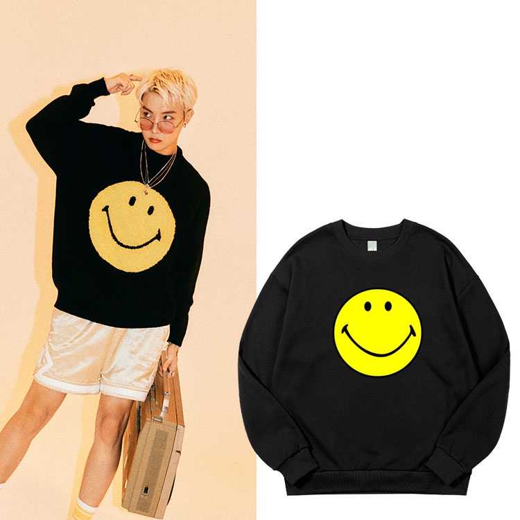 เสื้อสเวตเตอร์แขนยาว BTS J-hope หน้ายิ้ม