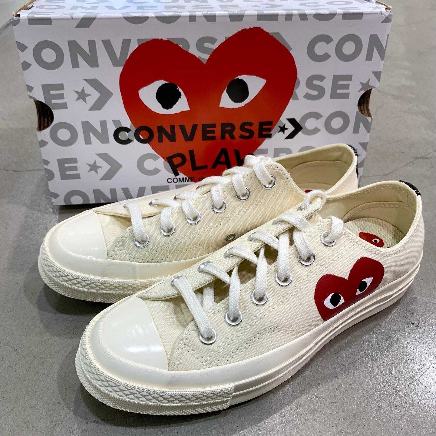 PLAY COMME des GARCONS x CONVERSE CHUCK TAYLOR ALL STAR 70 LINE SHOPPING