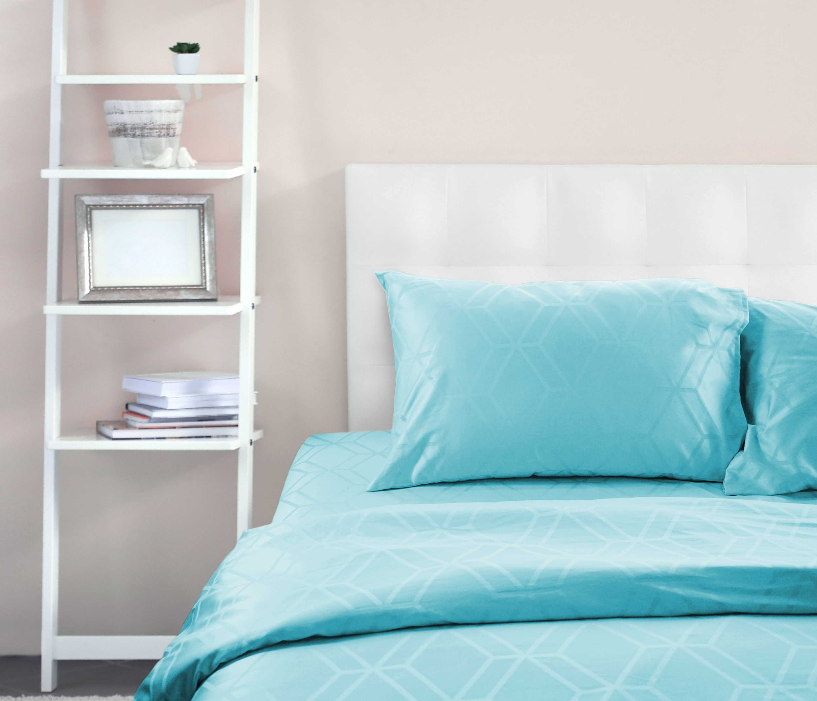 Synda ปลอกผ้านวม รุ่น DIAMOND BLUE  ทอ 520 เส้นด้าย