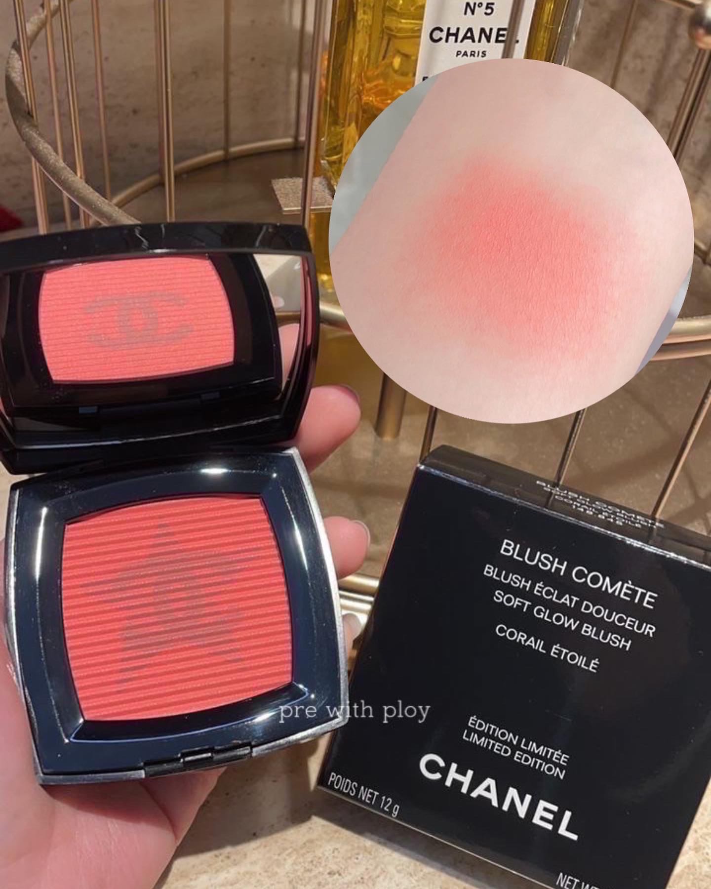 chanel blush comete